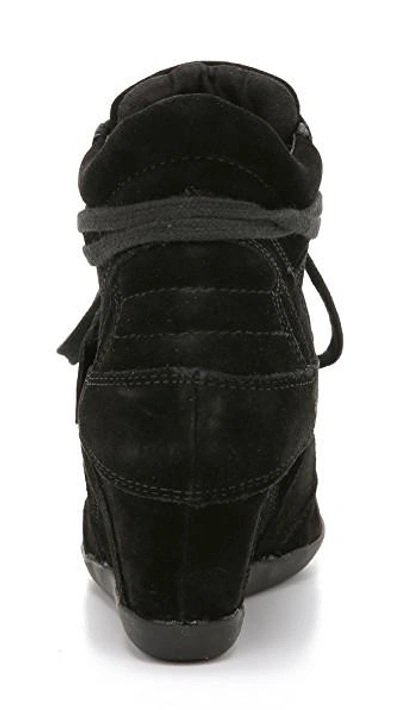 Shop Ash Bowie Wedge Trainers In Black