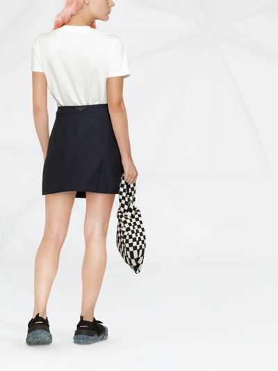 Moncler Cotton Logo Short Sleeve Tee In White