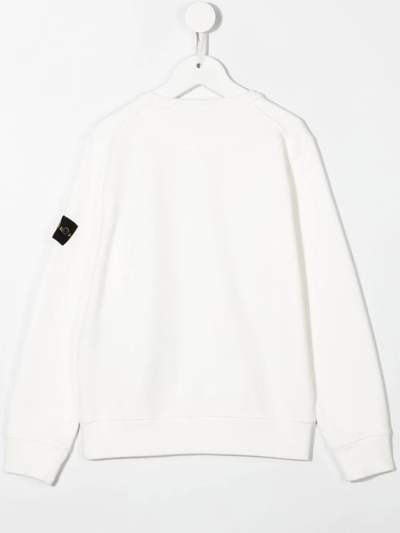 Stone Island Jumper  Junior Kids In White