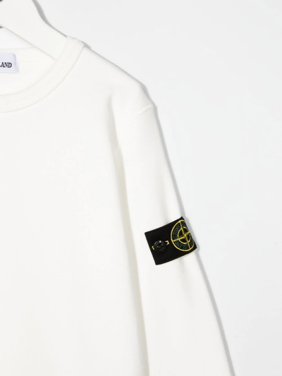 Stone Island Jumper  Junior Kids In White