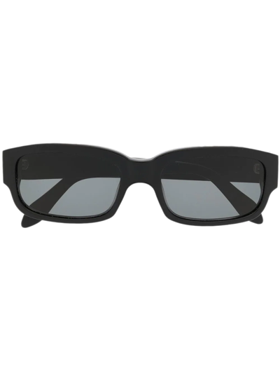 Shop Totême Rectangular-frame Tinted Sunglasses In Black