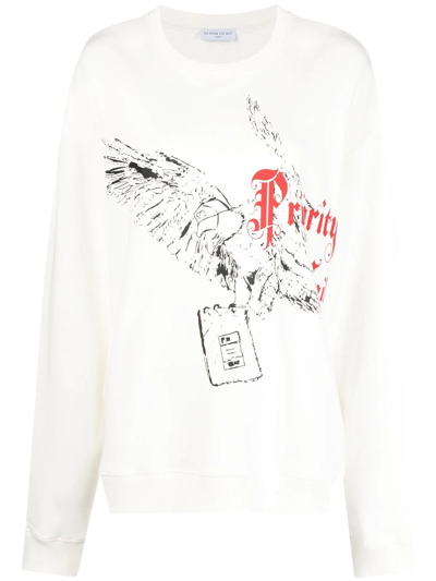 Shop Ih Nom Uh Nit Graphic-print Sweatshirt In White