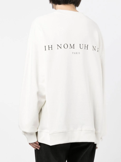 Shop Ih Nom Uh Nit Graphic-print Sweatshirt In White