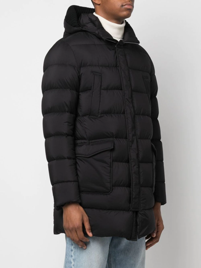 Herno Padded Down Coat In Black