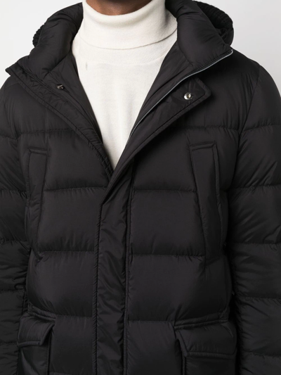 Herno Padded Down Coat In Black
