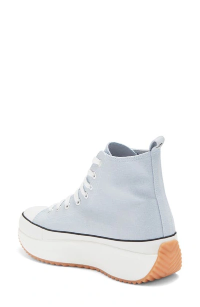 Shop Madden Girl Winnona Lace-up Platform Sneaker In Powder Blue