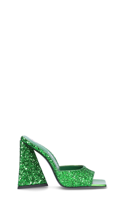 Shop Attico 'devon' Glitter Sandals