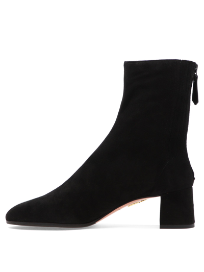 Shop Aquazzura "saint Honoré" Ankle Boots In Black  