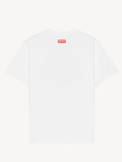Shop Kenzo T-shirt `boke Flower` Clothing In White