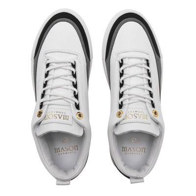 Shop Mason Garments Firenze Low Top Sneakers In White
