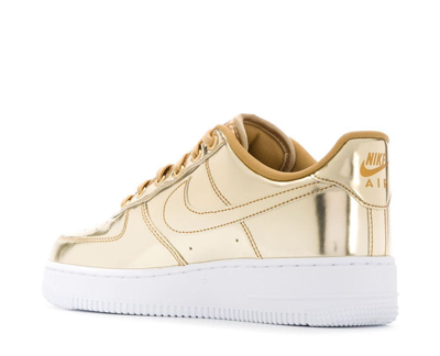 Shop Nike Air Force 1 Sp Metallic Gold Sneakers