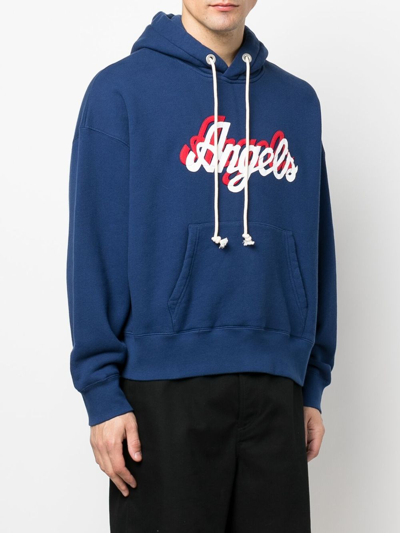 Shop Palm Angels Sweaters Blue