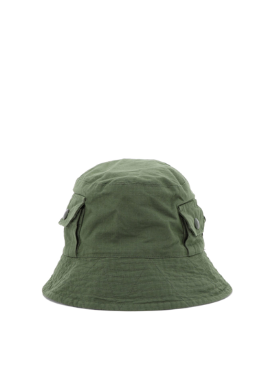 Shop Engineered Garments "explorer" Bucket Hat In Green