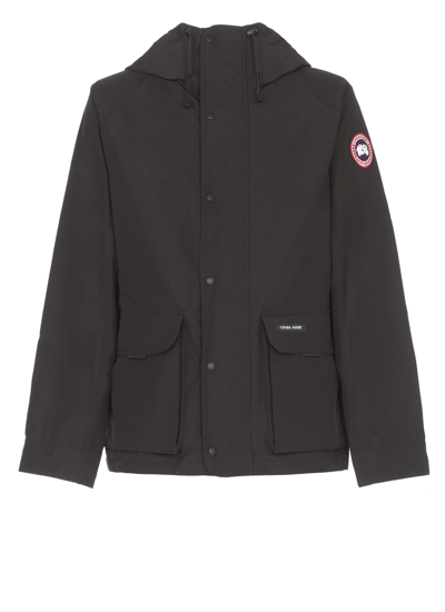 Shop Canada Goose Lockeport Jacket In Black