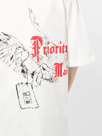 Ih Nom Uh Nit Graphic-print Short-sleeve T-shirt In 白色