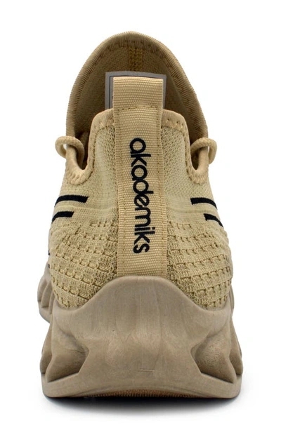 Shop Akademiks Fit Jogger Sneaker In Beige