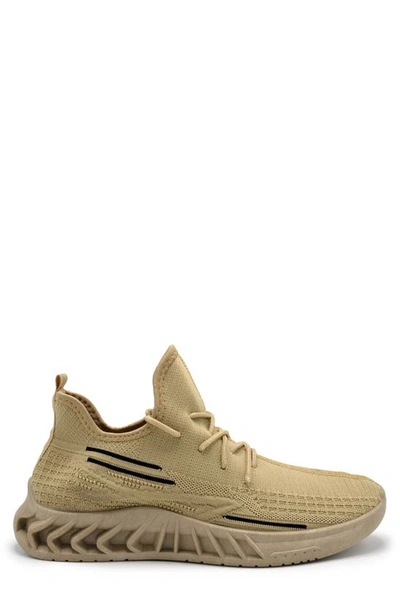 Shop Akademiks Fit Jogger Sneaker In Beige