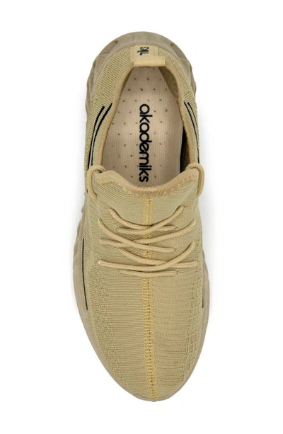 Shop Akademiks Fit Jogger Sneaker In Beige