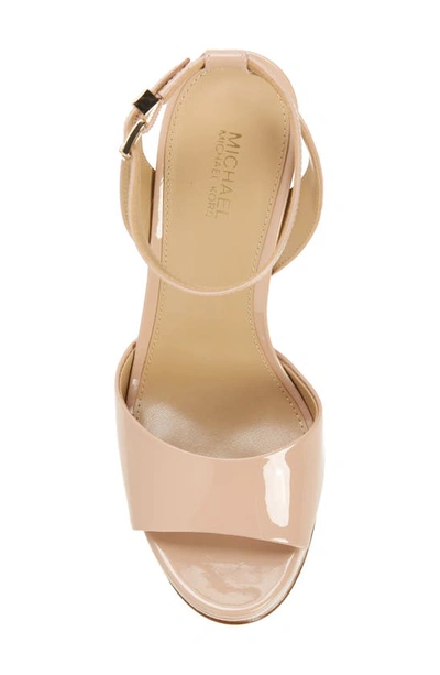 Shop Michael Michael Kors Jenson Platform Sandal In Light Blush