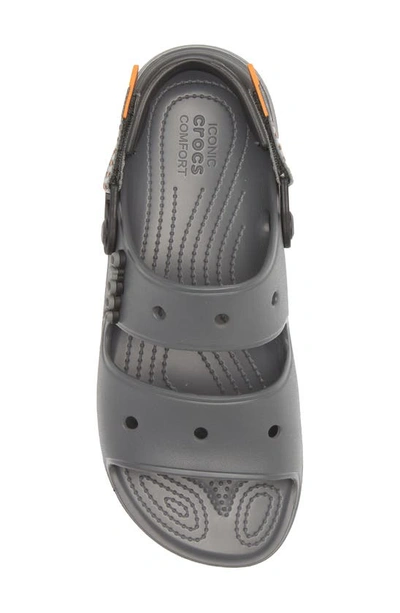 Crocs Men's Classic All-terrain Clogs From Finish Line In Slate Grey