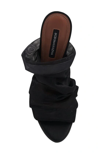 Shop Bcbgmaxazria Sarani Sandal In Black Mesh
