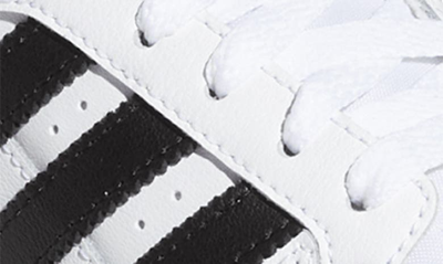 Shop Adidas Originals Forum Mid Sneaker In White/ Black/ White