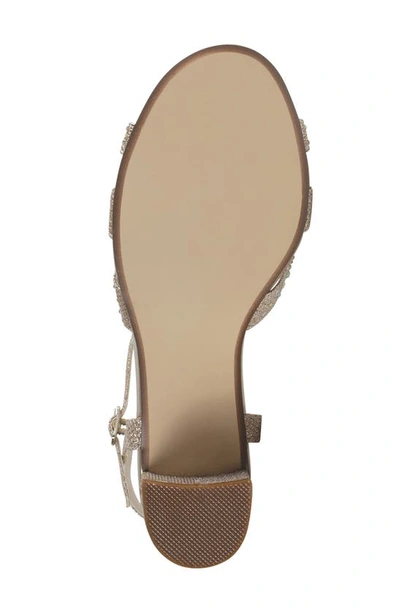 Touch Ups Ivy Ankle Strap Sandal In Champagne