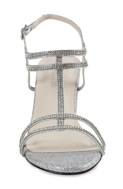Touch Ups Sam Ankle Strap Sandal In Silver