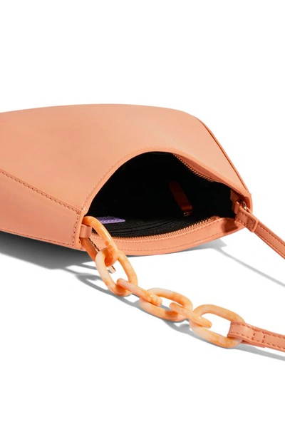 Shop House Of Want Newbie Vegan Leather Shoulder Bag In Apricot