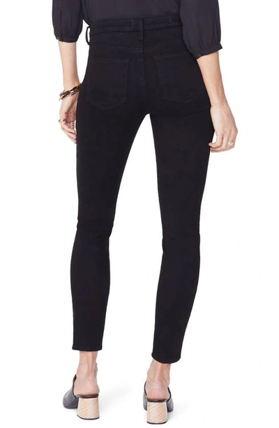 Nydj Petites Ami High Rise Skinny Jeans In Victorious In Black