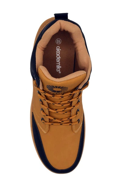 Shop Akademiks Athletic Lace-up Hiking Boot In Wheat