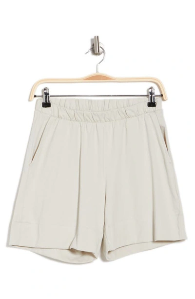 Shop Bella+canvas Cult Shorts In Cement