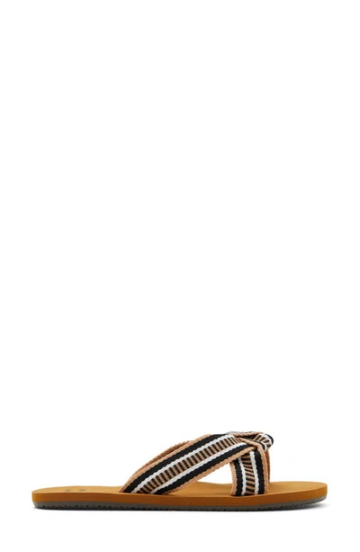 Billabong Seashell Slide Sandal In Black Multi