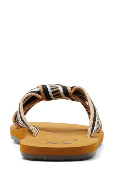 Billabong Seashell Slide Sandal In Black Multi