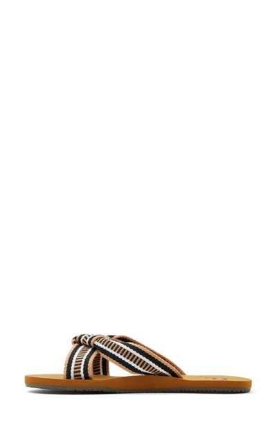 Billabong Seashell Slide Sandal In Black Multi