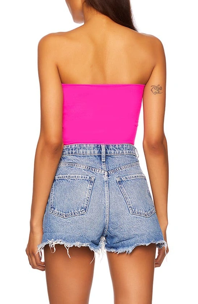 Shop Susana Monaco Core Tube Top In Pink Glo