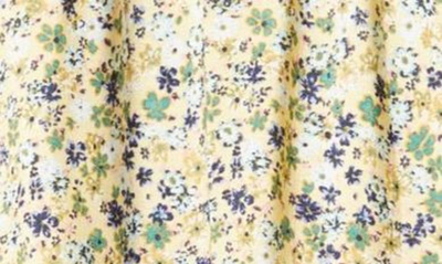 Angel Maternity Floral Maternity Skirt In Green Flora