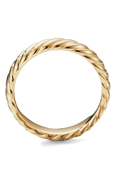 Shop David Yurman Cable Band Ring, 5mm In Gold