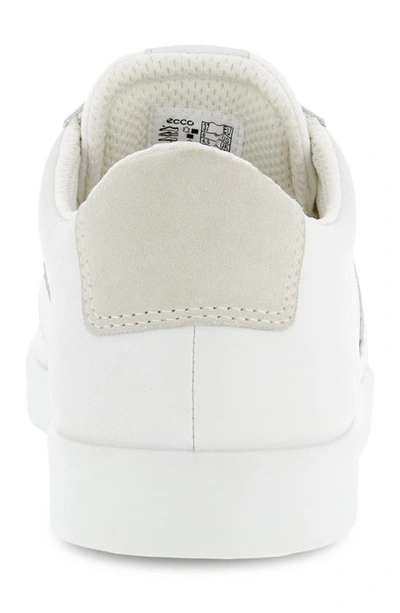 Shop Ecco Street Lite Retro Sneaker In White/shadow White