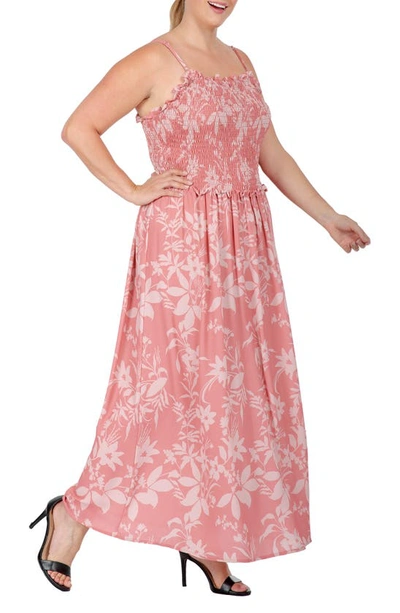 Standards & Practices Floral Maxi Sundress In Floral
