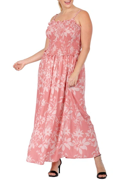Standards & Practices Floral Maxi Sundress In Floral