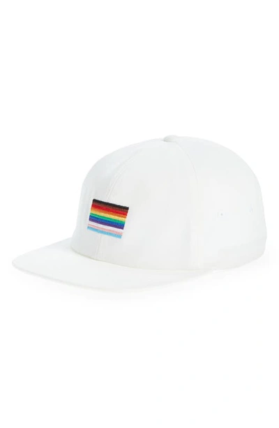Shop Vans Pride Baseball Cap In White