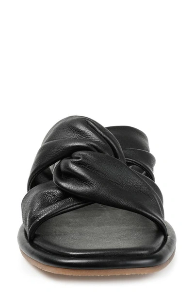 Shop Journee Signature Kanndice Crisscross Slide Sandal In Black