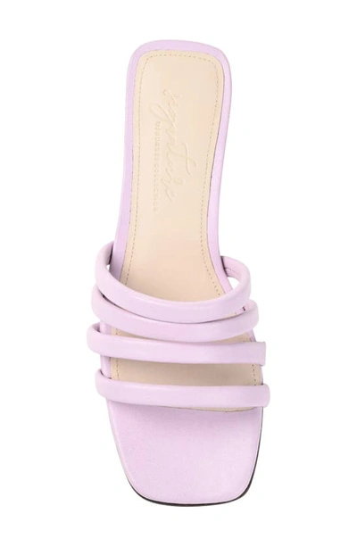 Shop Journee Signature Cenci Strappy Slide Sandal In Lilac