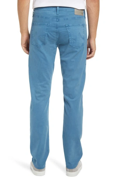 Shop Ag Everett Sud Slim Straight Fit Pants In Sulfur Luna Blue