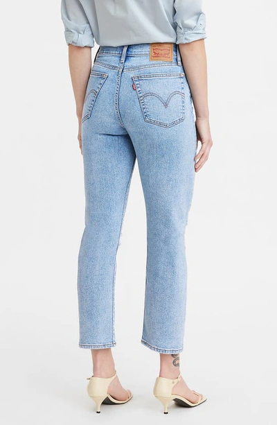 Shop Levi's Wedgie Ripped Straight Leg Jeans In Bridge Of Bellflower