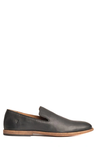 Frye Chris Venetian Loafer In Black