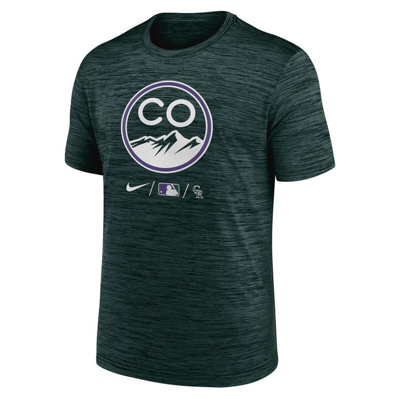 Shop Nike Green Colorado Rockies Authentic Collection 2022 City Connect Velocity Performance T-shirt