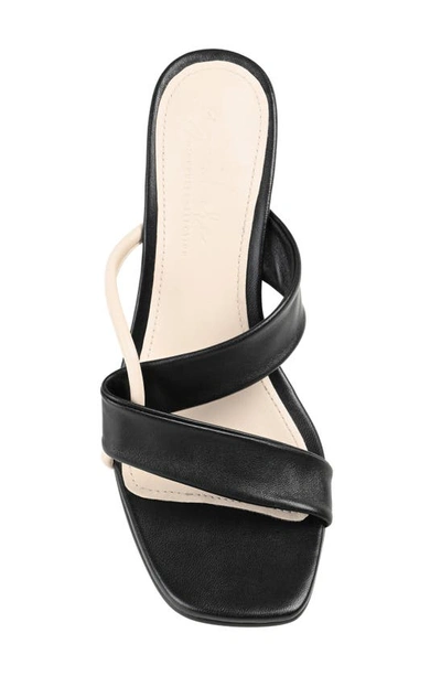 Shop Journee Signature Jossette Block Heel Sandal In Black