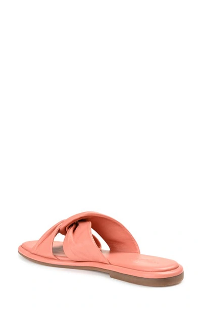 Shop Journee Signature Kanndice Crisscross Slide Sandal In Clay